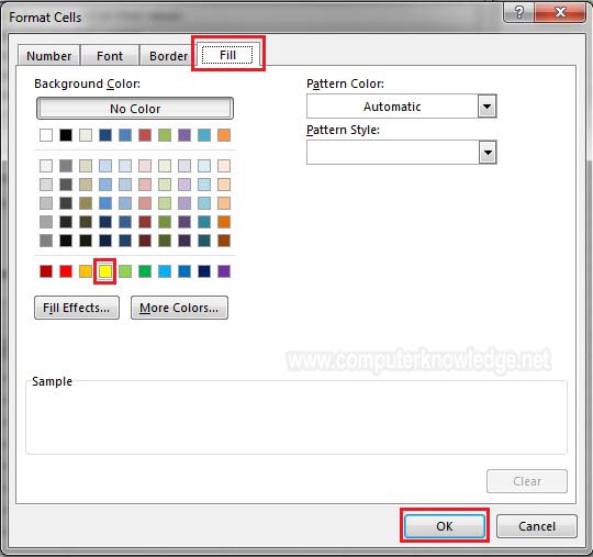 conditional formatting