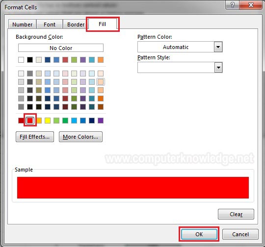 conditional formatting