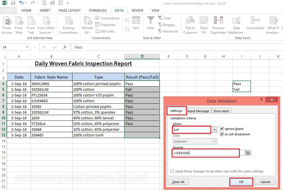 conditional formatting