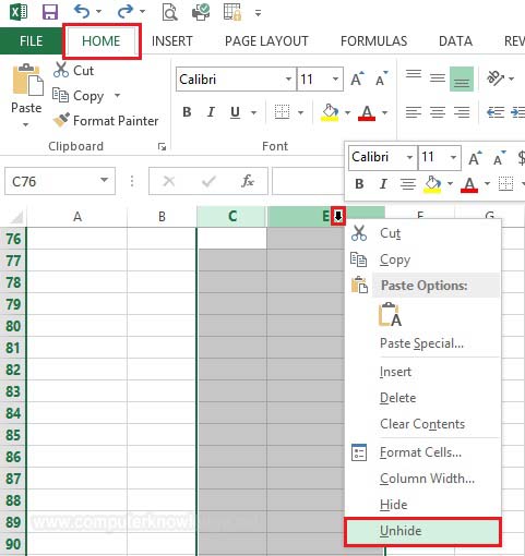 conditional formatting