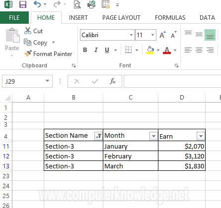 conditional formatting